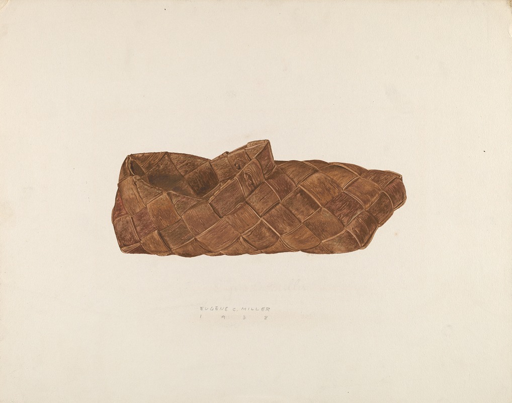 Eugene C. Miller - Birch Bark Shoe