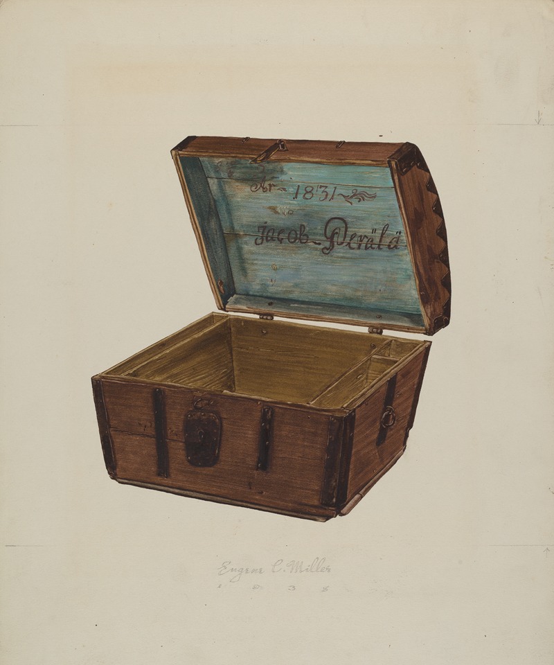 Eugene C. Miller - Wooden Chest