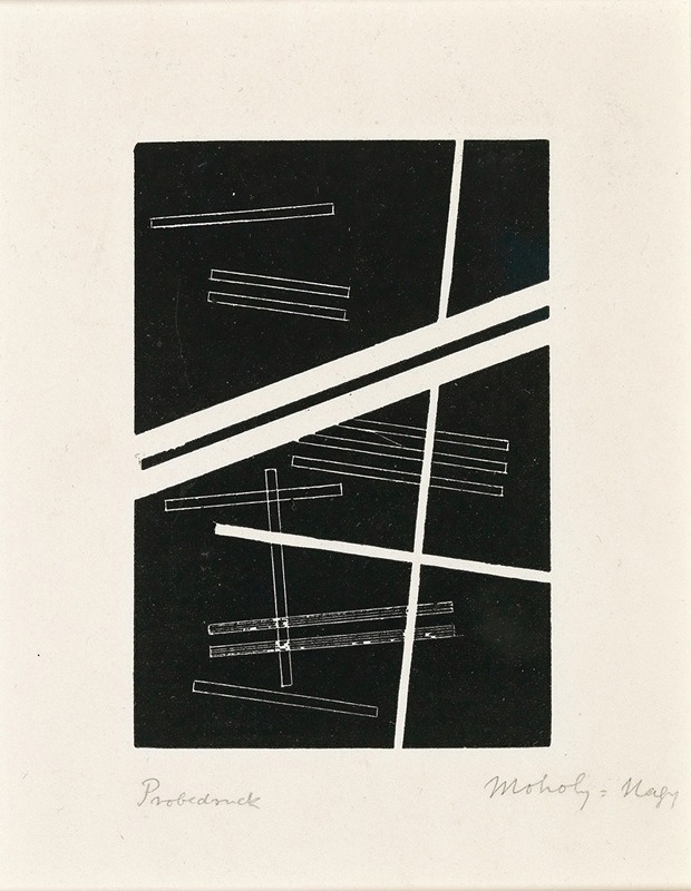 László Moholy-Nagy - Untitled composition