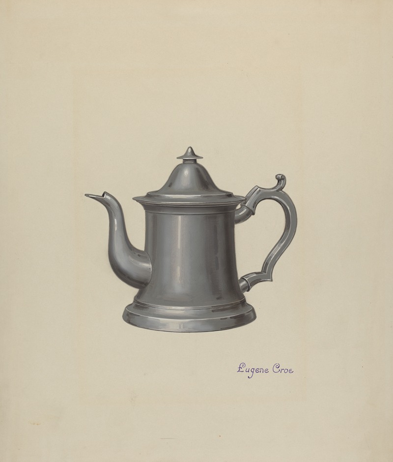 Eugene Croe - Pewter Teapot