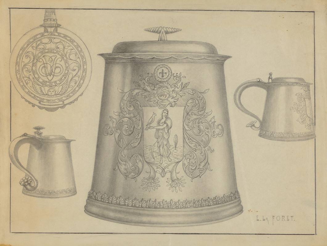 Eugene La Foret - Silver Tankard