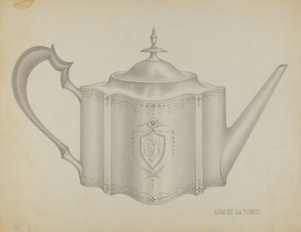 Eugene La Foret - Silver Teapot