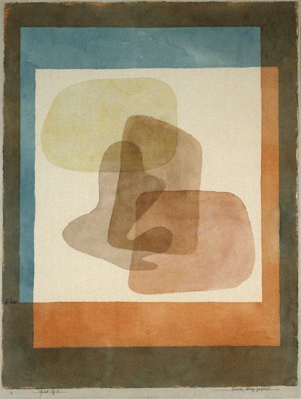 Paul Klee - Freies, streng gefasst (Free forms rigidly mounted)