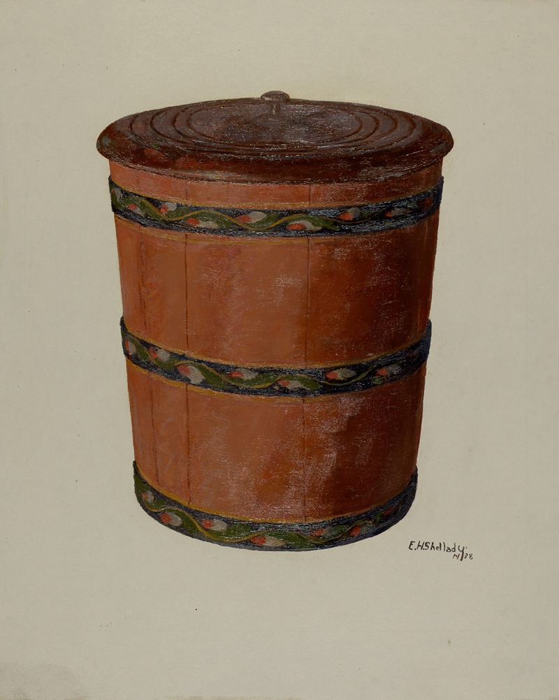 Eugene Shellady - Pa. German Pail and Cover