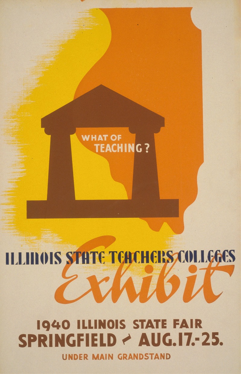 Anonymous - What of teaching Illinois state teachers colleges exhibit