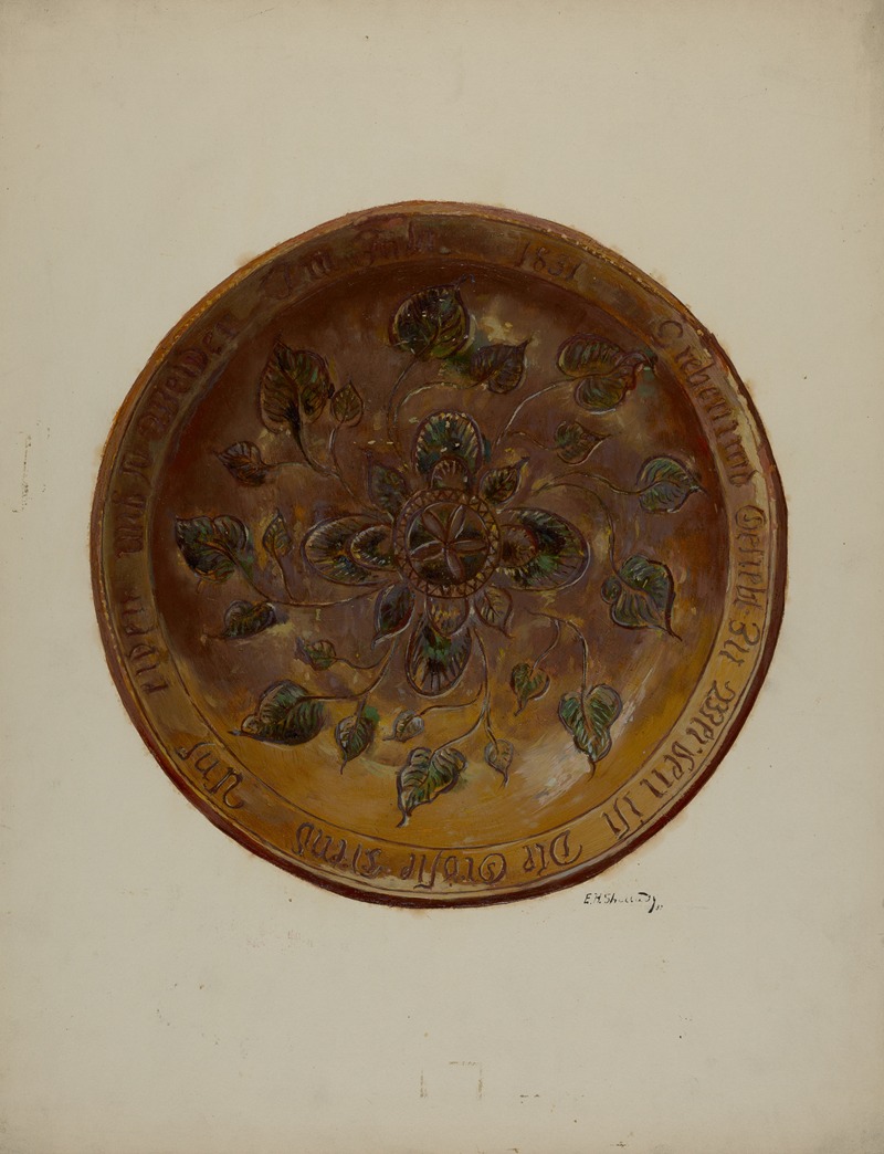 Eugene Shellady - Pa. German Plate