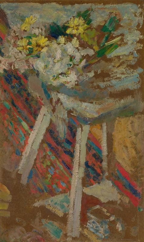 Édouard Vuillard - Flowers On A Stool