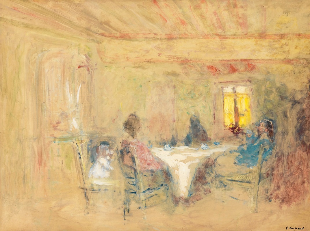 Édouard Vuillard - À Table