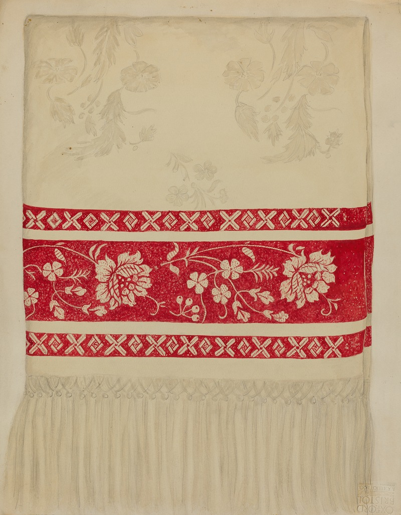 Eva Wilson - Linen Towel – Flower Design