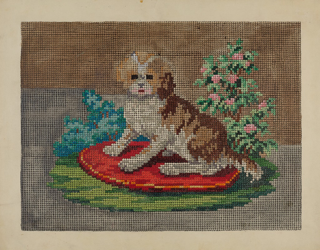 Evelyn Bailey - Needlepoint Dog