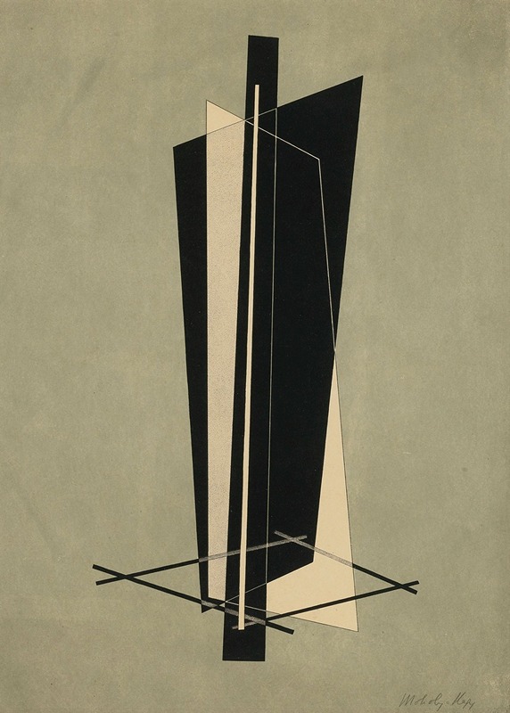 László Moholy-Nagy - Kestnermappe; Komposition (One Plate) (P. 123)