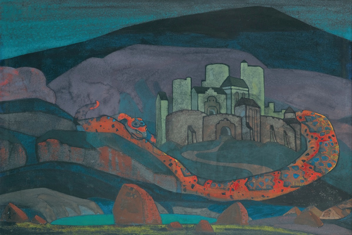 Nicholas Roerich - The Doomed City