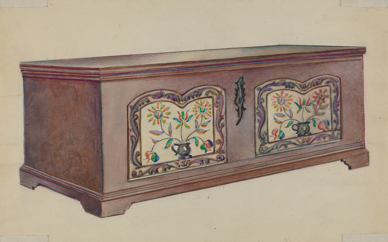 Fanchon Larzelere - Pa. German Dower Chest