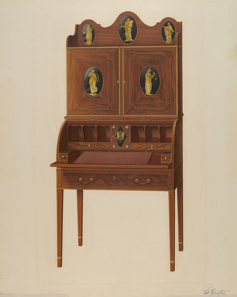 Ferdinand Cartier - Cabinet Top Desk