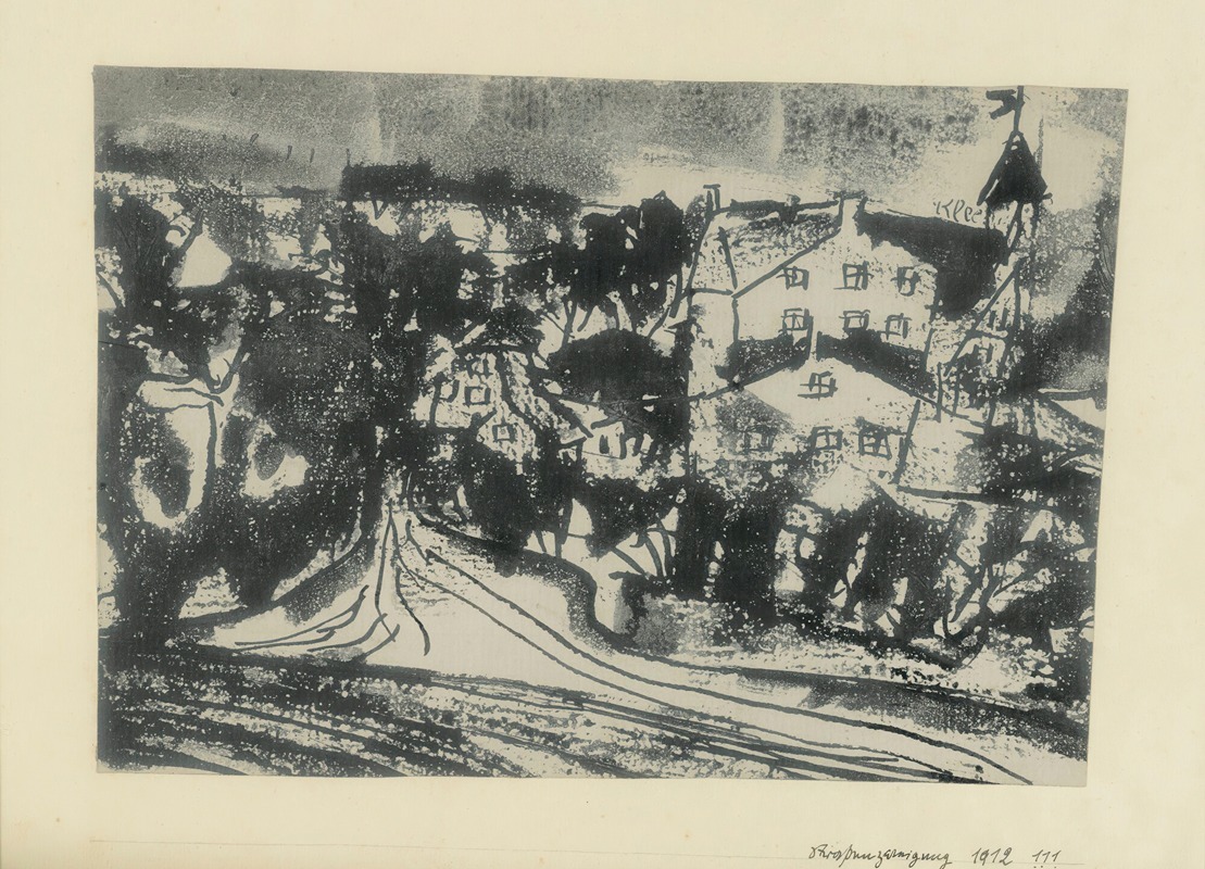 Paul Klee - Street Junction (With Damp Ground)