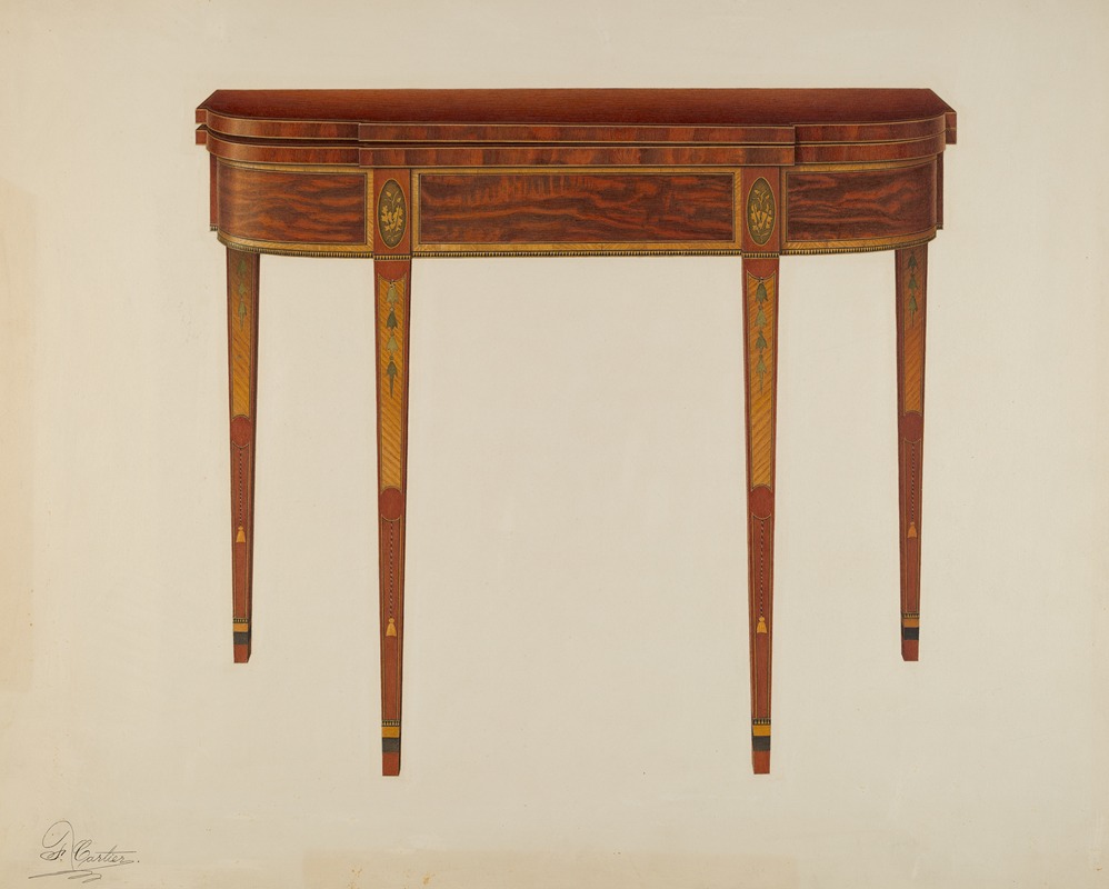 Ferdinand Cartier - Card Table