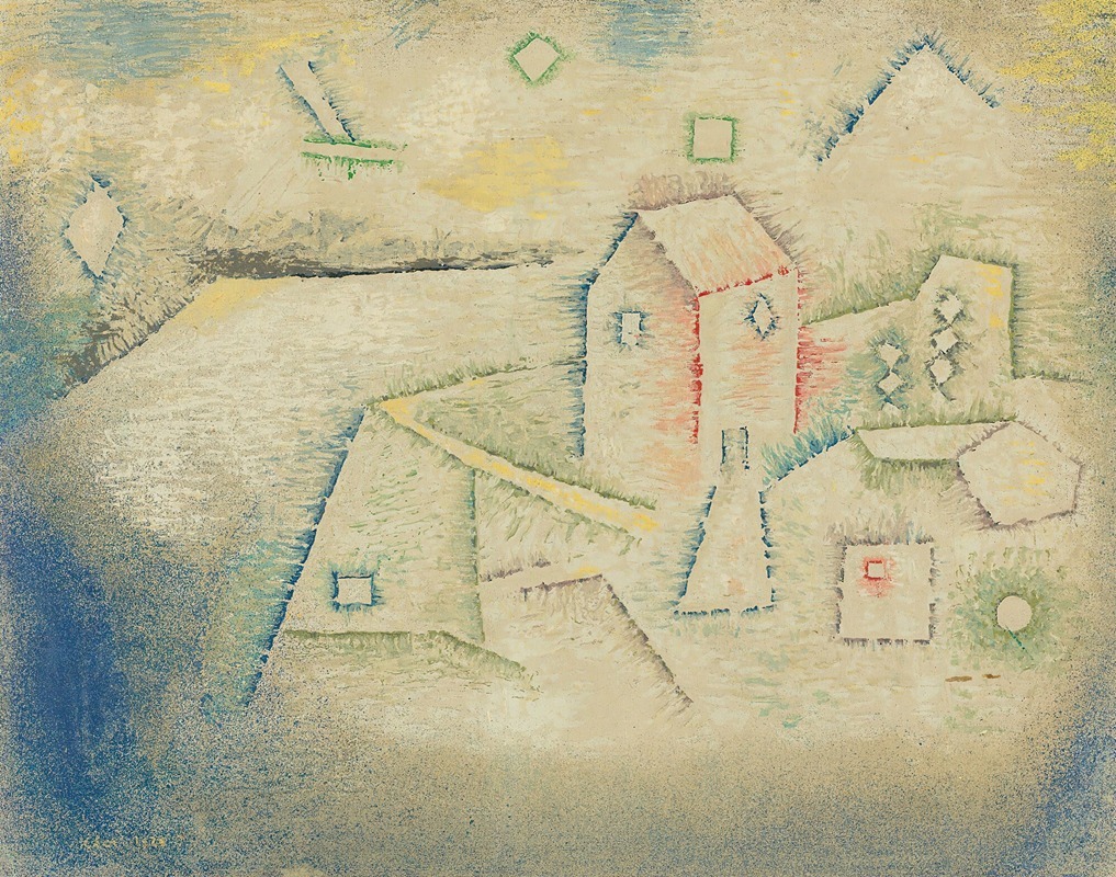 Paul Klee - Landhaus In Norden (Country House In The North)