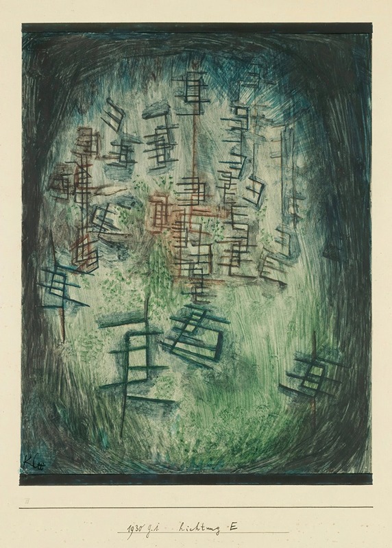 Paul Klee - Lichtung E (Clearing E)