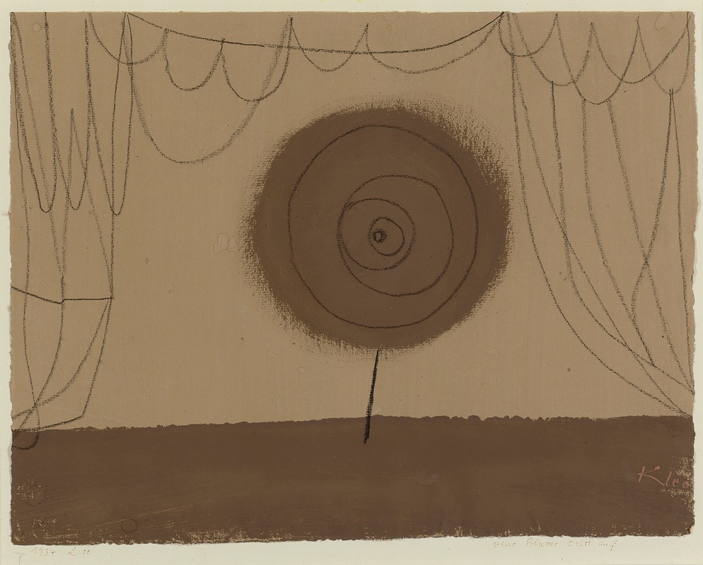 Paul Klee - Eine Blume Tritt Auf (A Flower Performs)