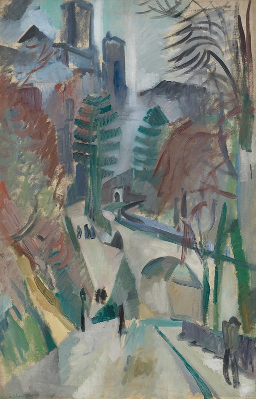 Robert Delaunay - Paysage De Laon