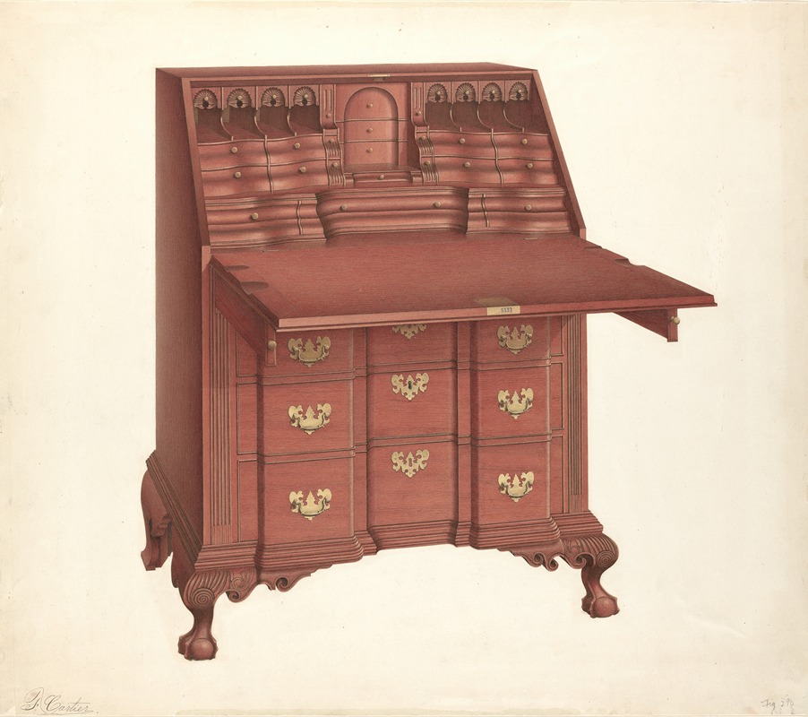 Ferdinand Cartier - Desk