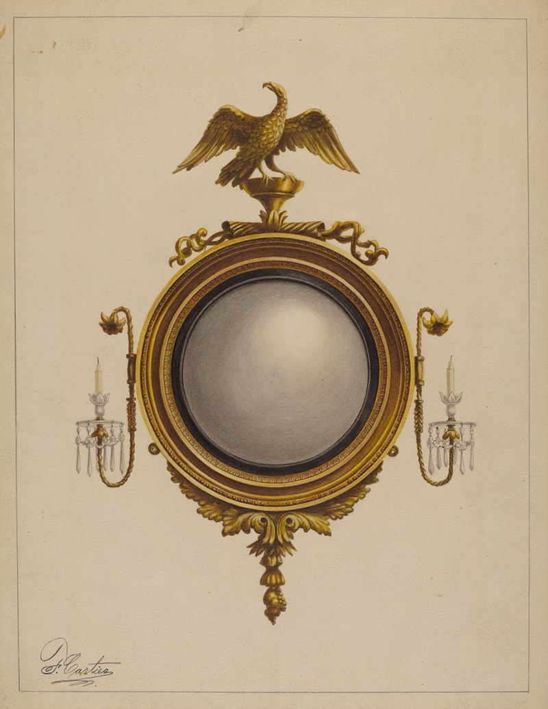 Ferdinand Cartier - Mirror (one of a pair)