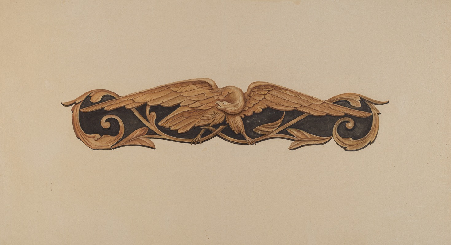 Flora Merchant - Stern Carving – Spread Eagle