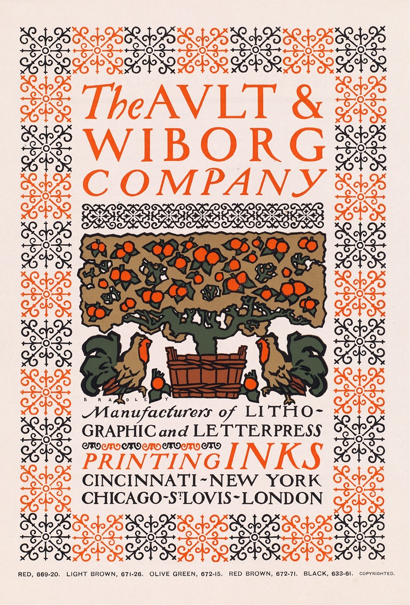 Will Bradley - The Ault and Wiborg company