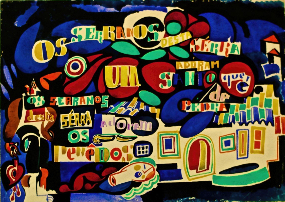 Amadeo de Souza-Cardoso - Serrana poem in colour