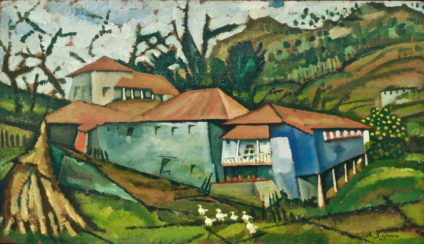 Amadeo de Souza-Cardoso - Small River House