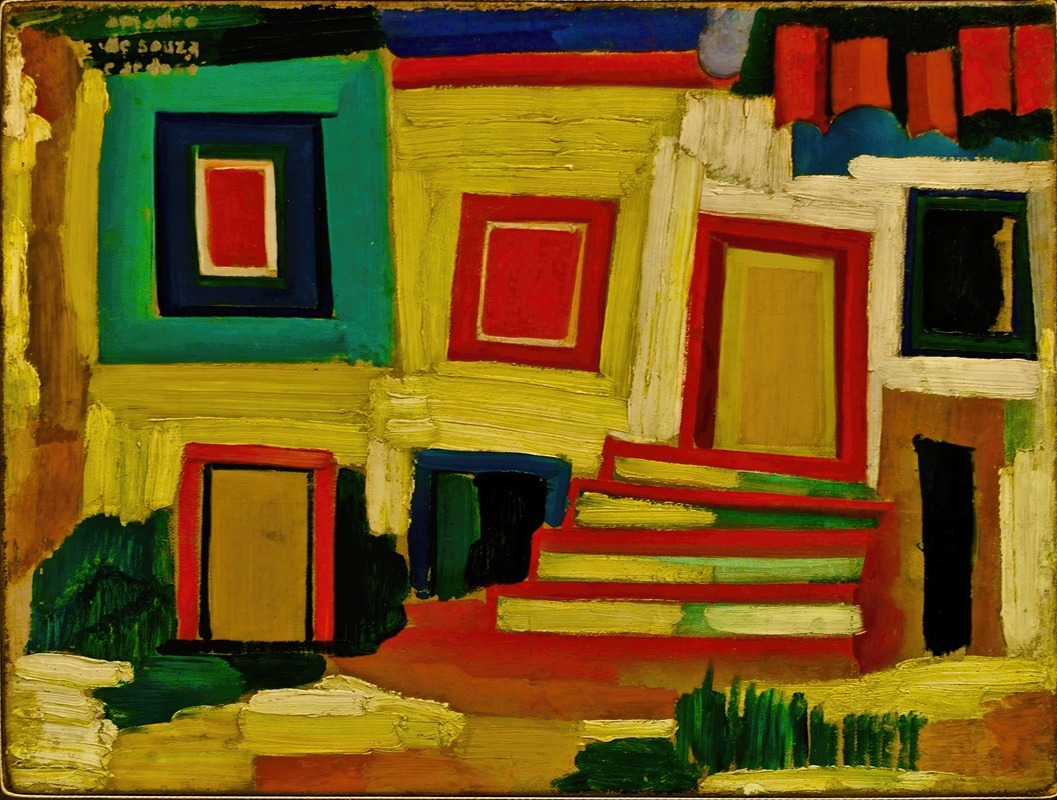 Amadeo de Souza-Cardoso - The little bright house – Landscape