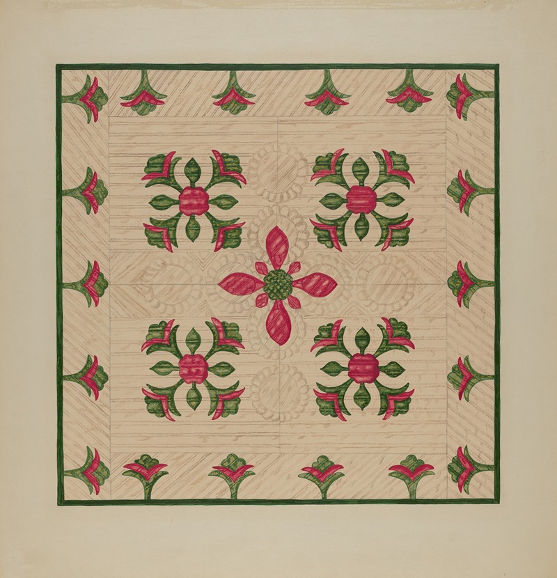 Florence Hastings - Applique Quilt