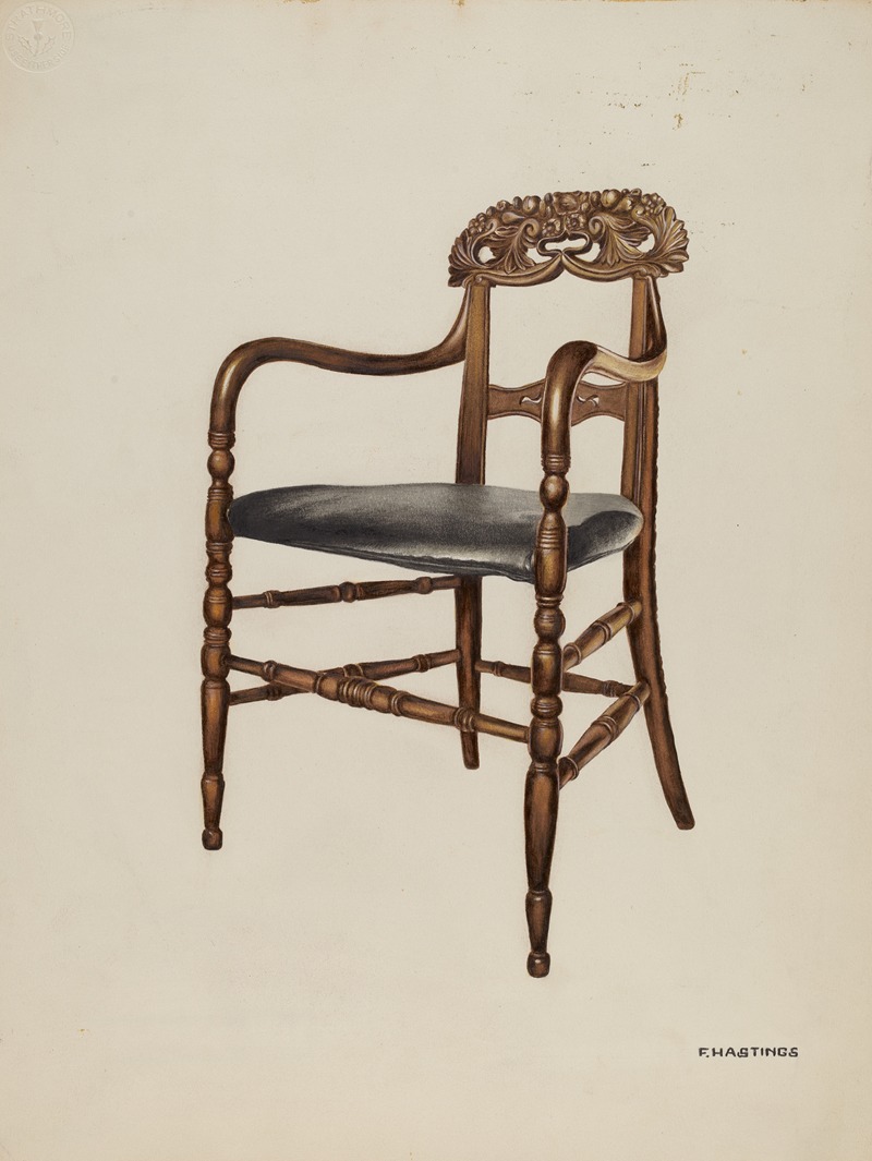 Florence Hastings - Handcarved Chair