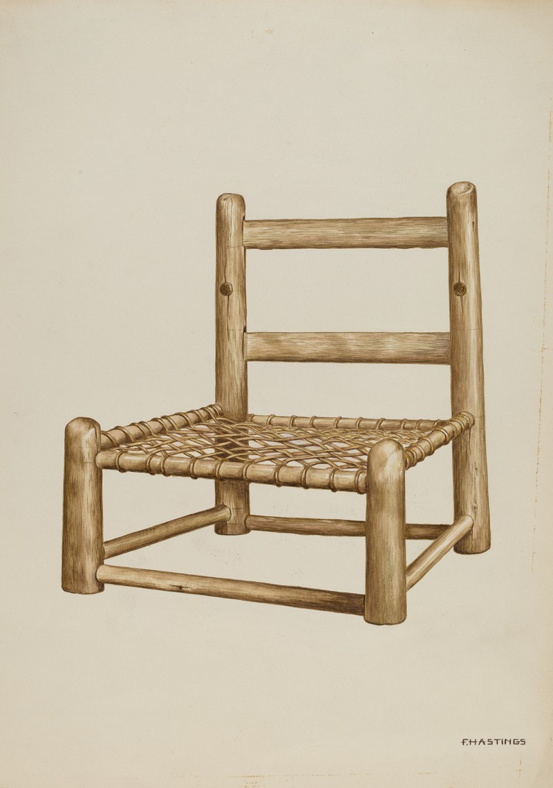 Florence Hastings - Hickory High Chair