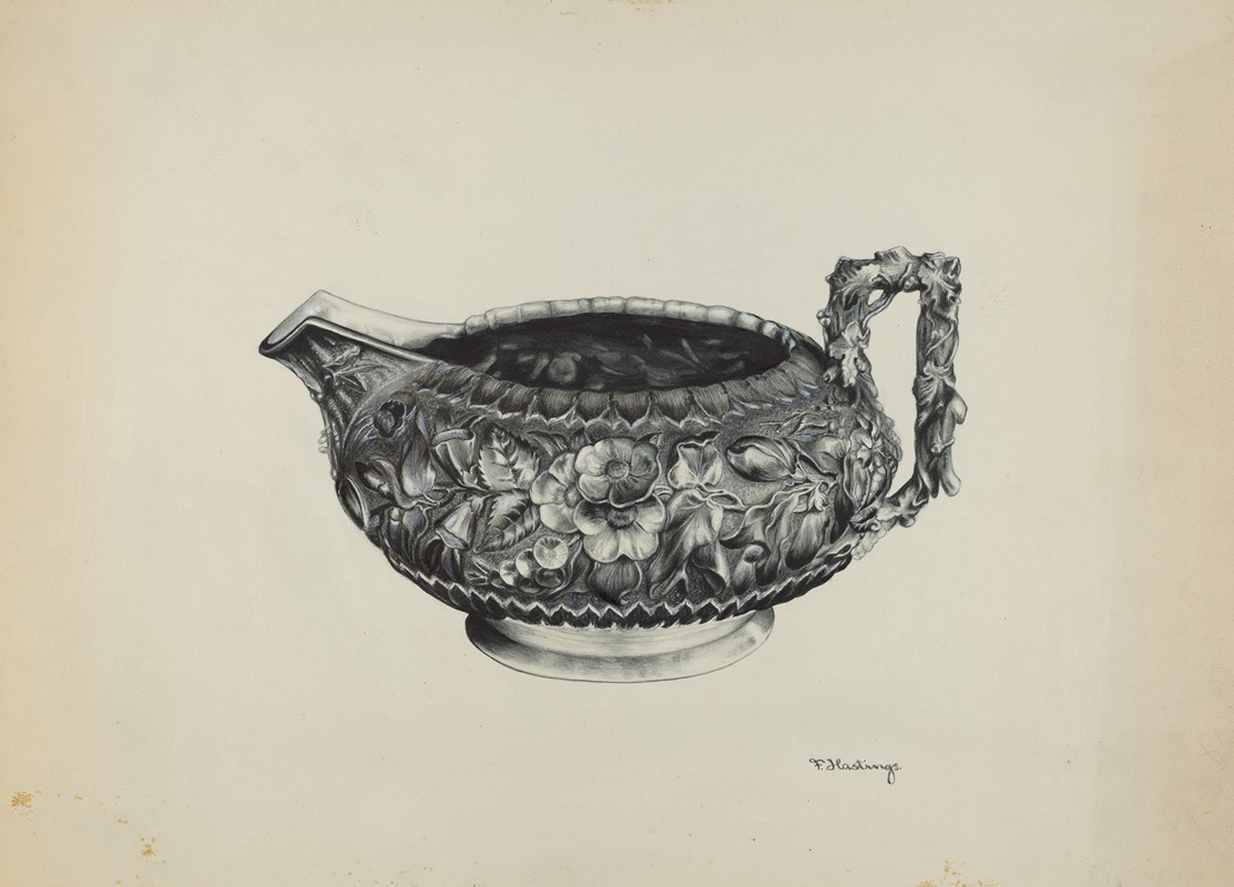 Florence Hastings - Silver Creamer