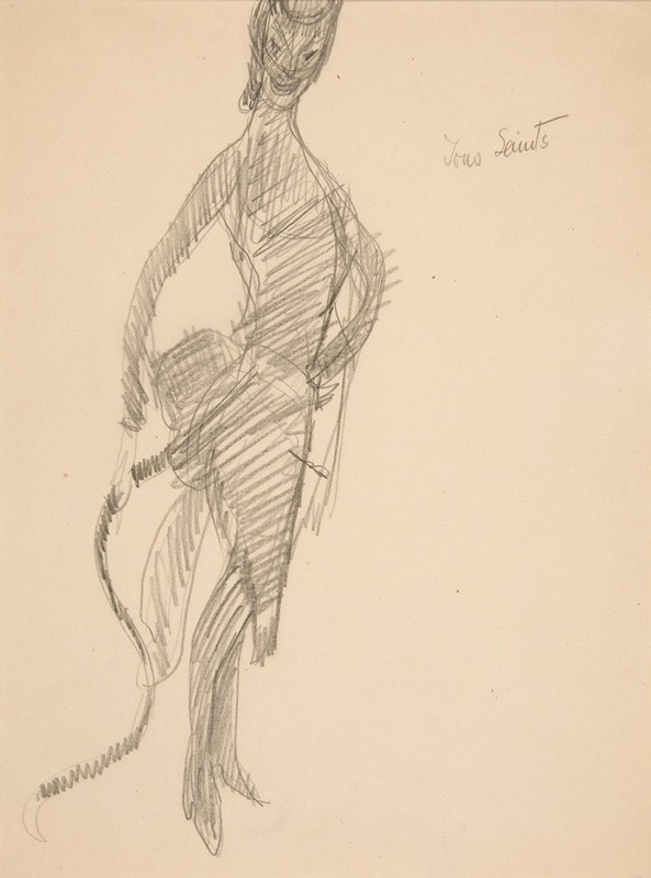 Charles Demuth - Costume Drawing; Devil As Lady