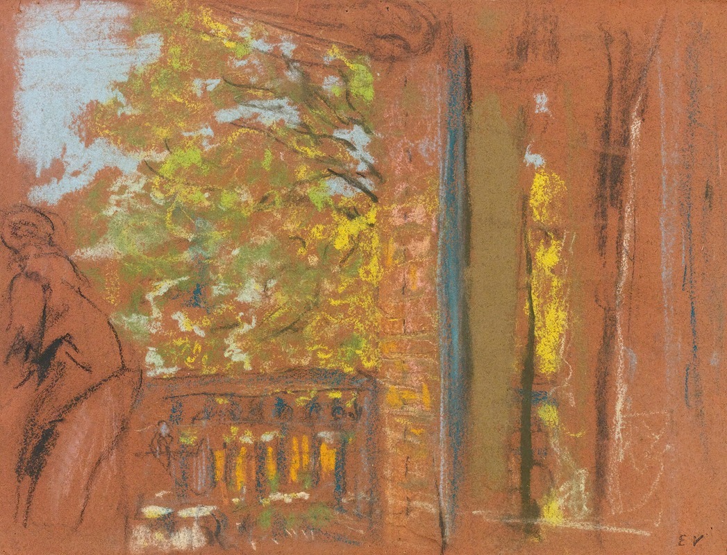 Édouard Vuillard - The Balcony At The Closerie Des Genêts, Vaucresson
