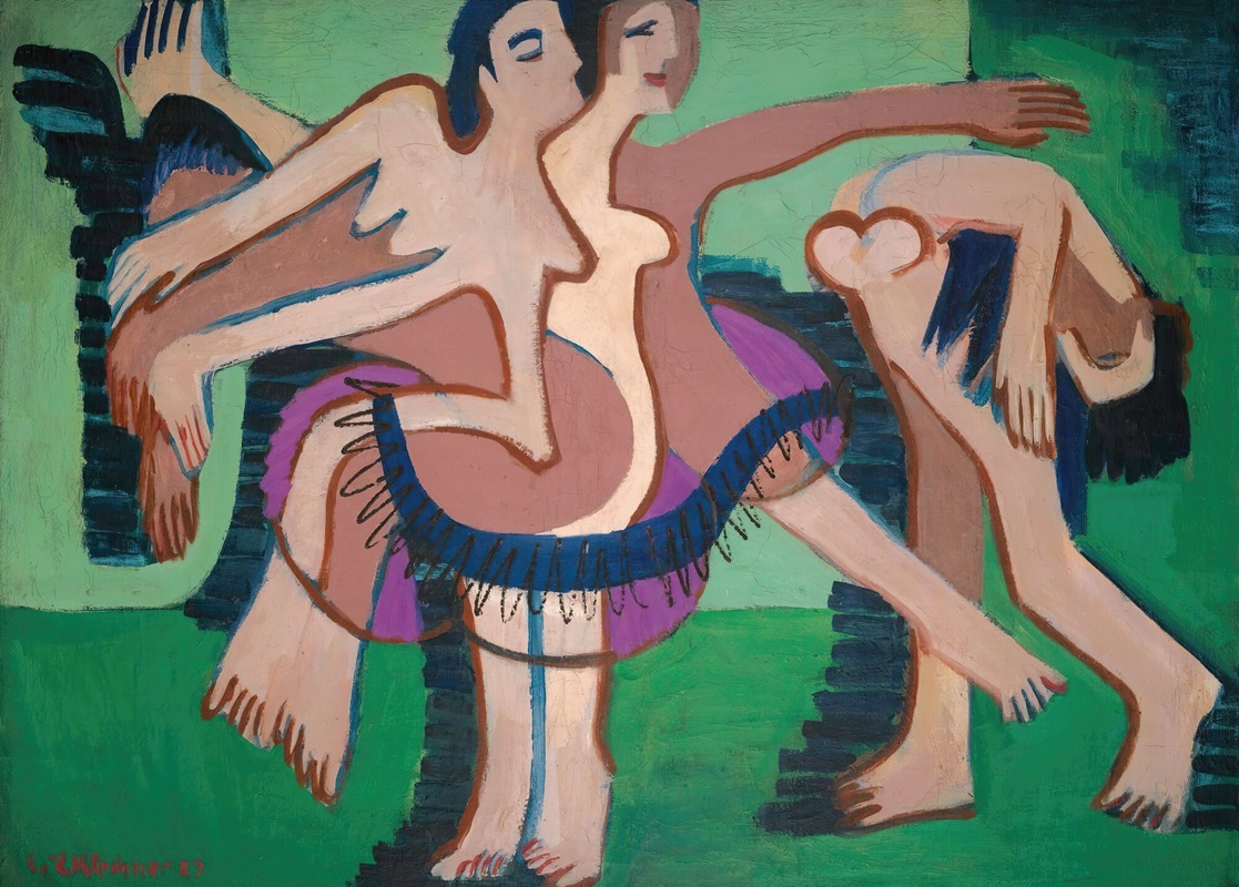 Ernst Ludwig Kirchner - Tanzgruppe (Dance Group)