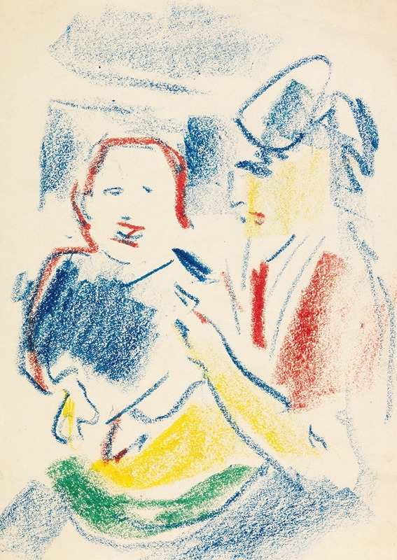 Ernst Ludwig Kirchner - Frau mit Kind