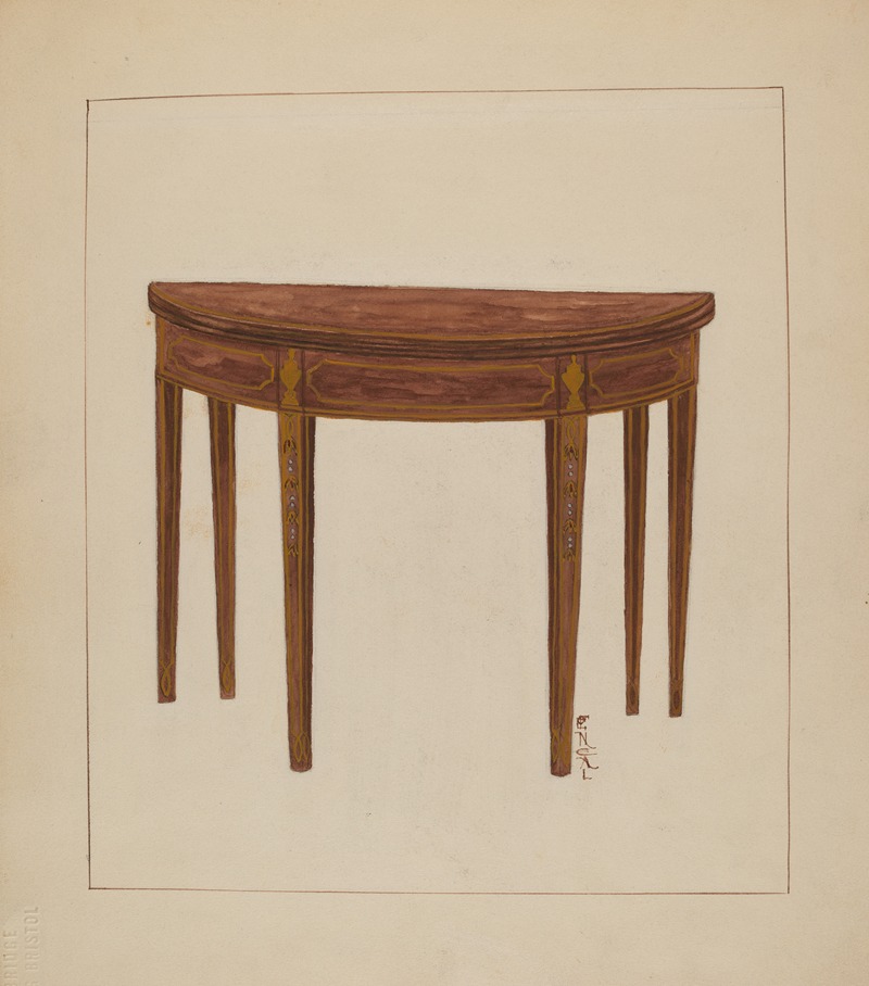 Florence Neal - Card Table