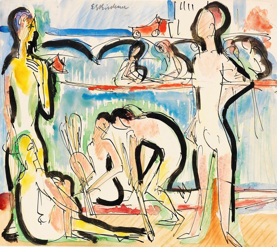 Ernst Ludwig Kirchner - Ruderer