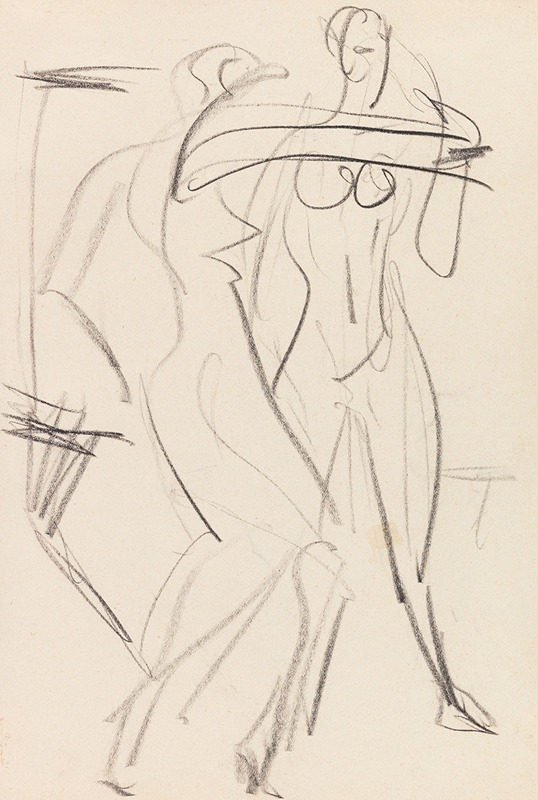 Ernst Ludwig Kirchner - Zwei weibliche Akte