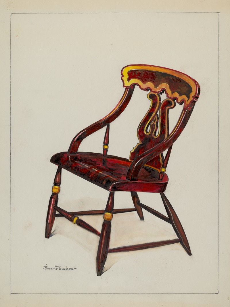 Florence Truelson - Red Pioneer Chair