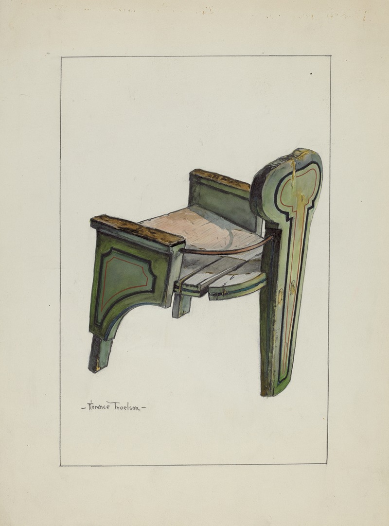 Florence Truelson - Sleigh Chair