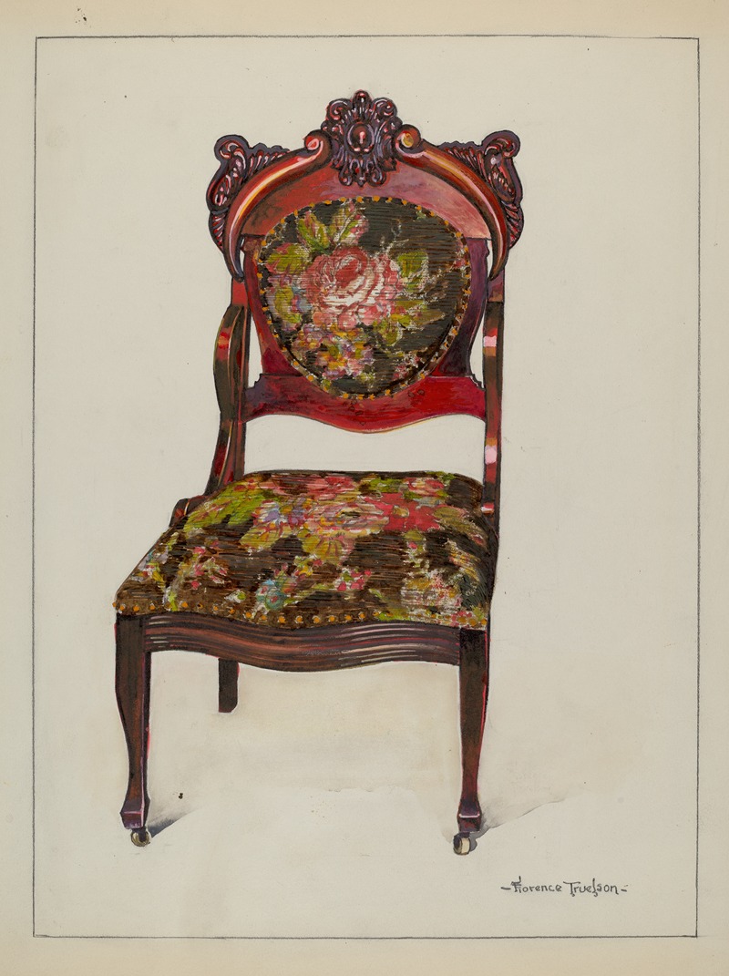 Florence Truelson - Victorian Upholstered Chair