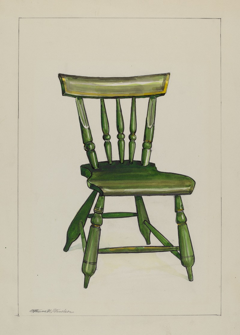 Florence Truelson - Wooden Chair