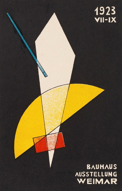 László Moholy-Nagy - Weimar Bauhaus Postkarten Nr 7