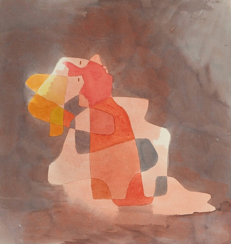 Paul Klee - Zurücklehnende (Woman Leaning Back)