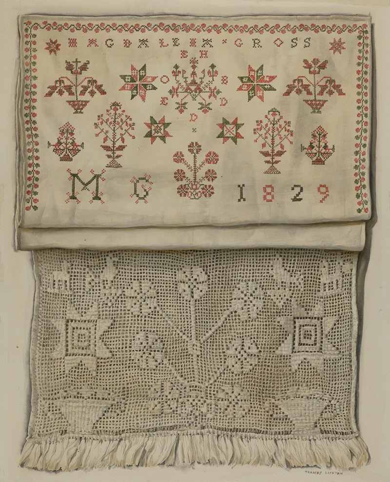 Frances Lichten - 1829 Show Towel