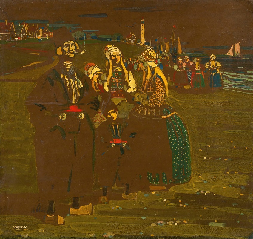 Wassily Kandinsky - Erinnerung An Holland (In Erwartung Heimkehrender Schiffe)